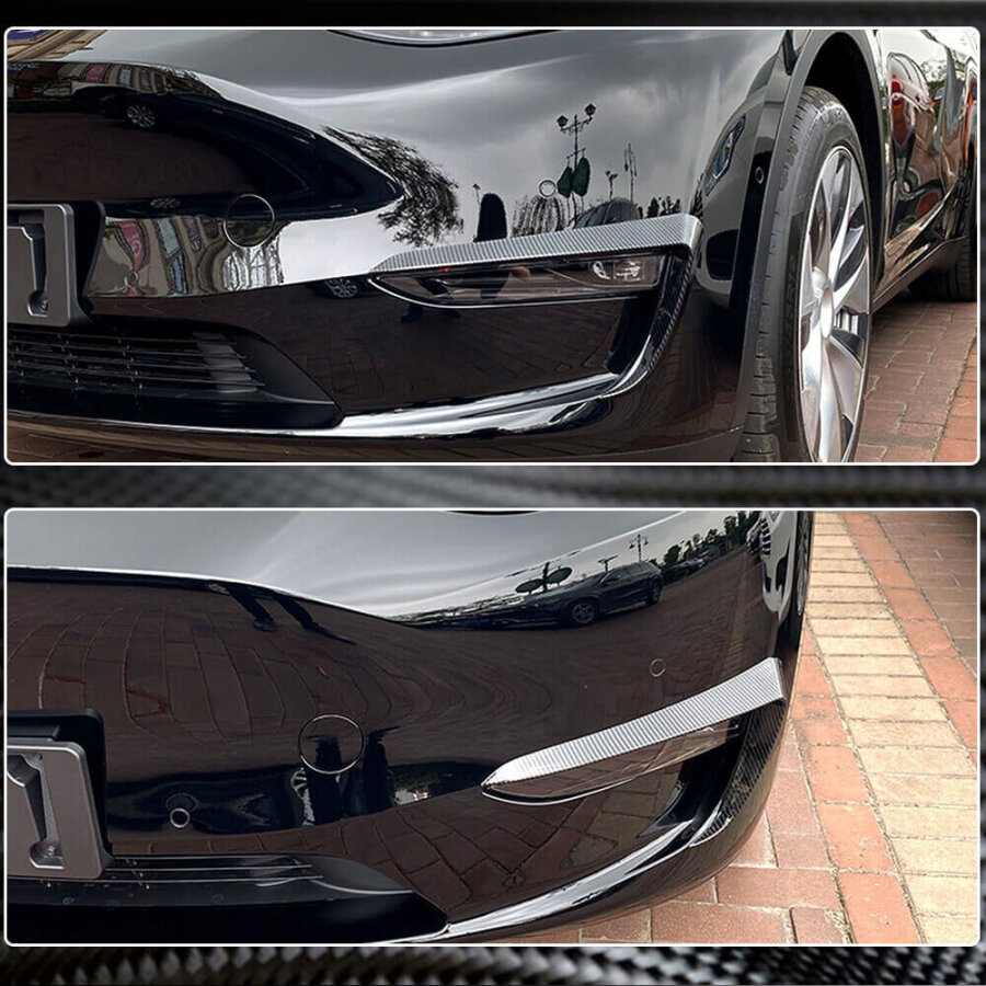 Cstar Carbon Gfk Canards Fins für Tesla Model Y