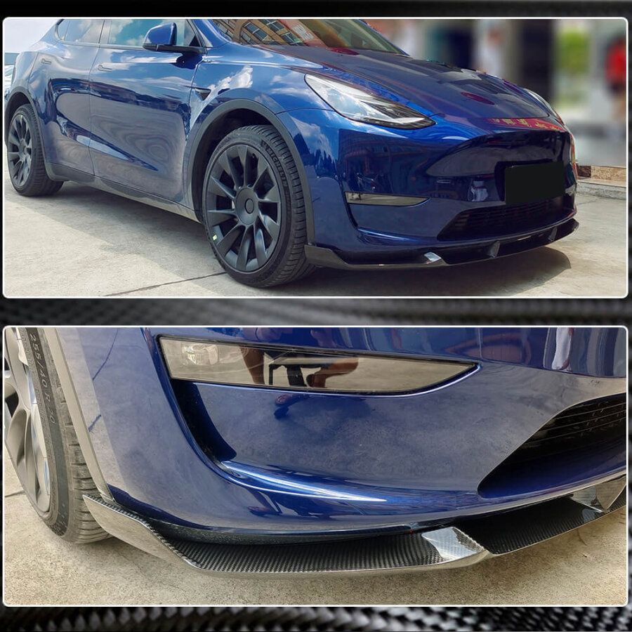 Cstar Voll Carbon Frontlippe J für Tesla Model Y