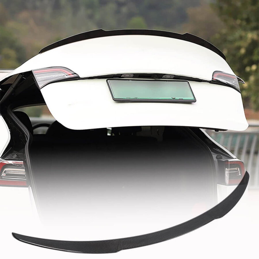 Cstar Voll Carbon Heckspoiler V für Tesla Model Y