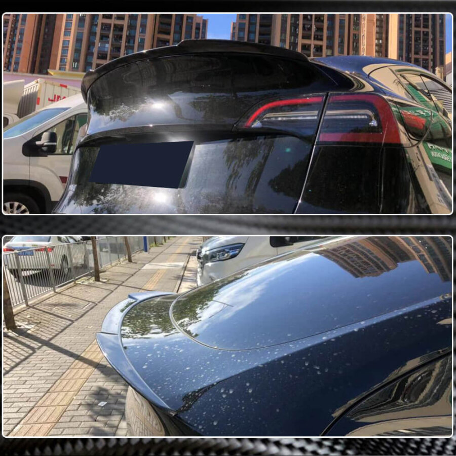 Cstar Voll Carbon Heckspoiler V für Tesla Model Y