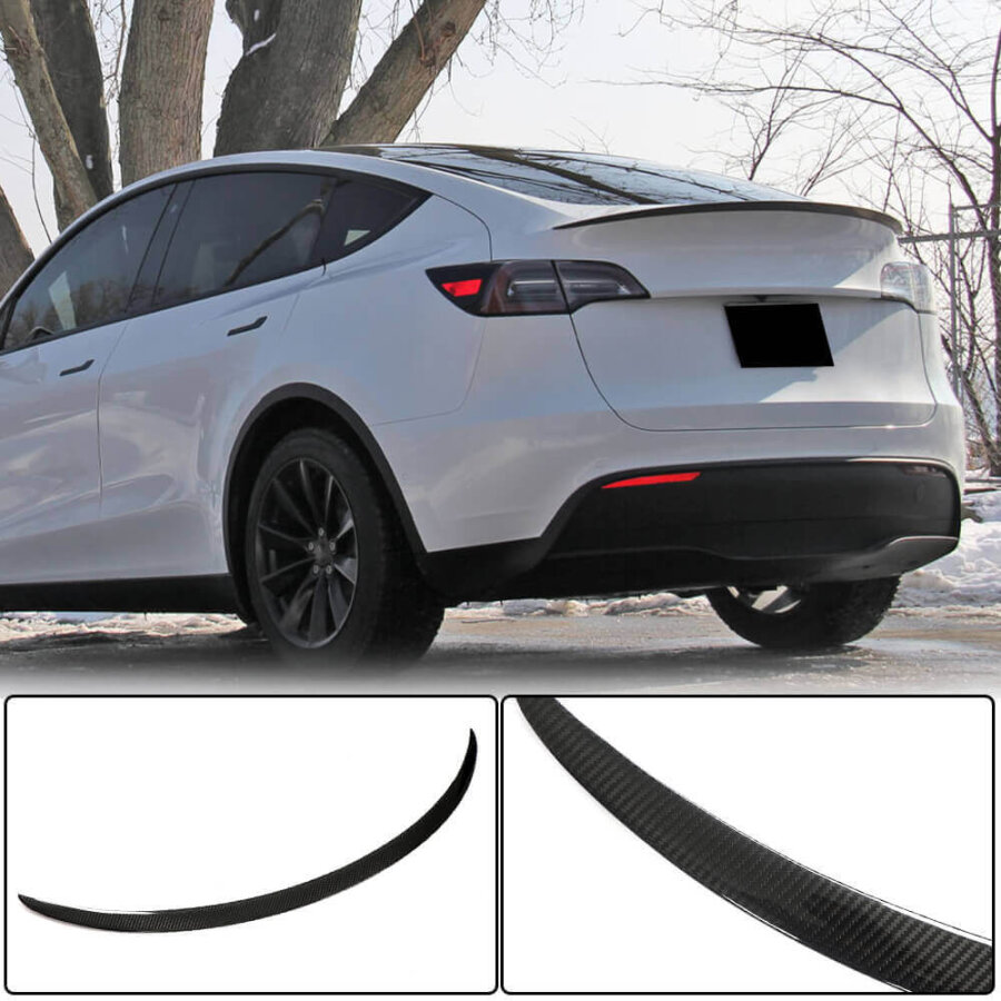 Cstar Voll Carbon Heckspoiler Slim für Tesla Model Y