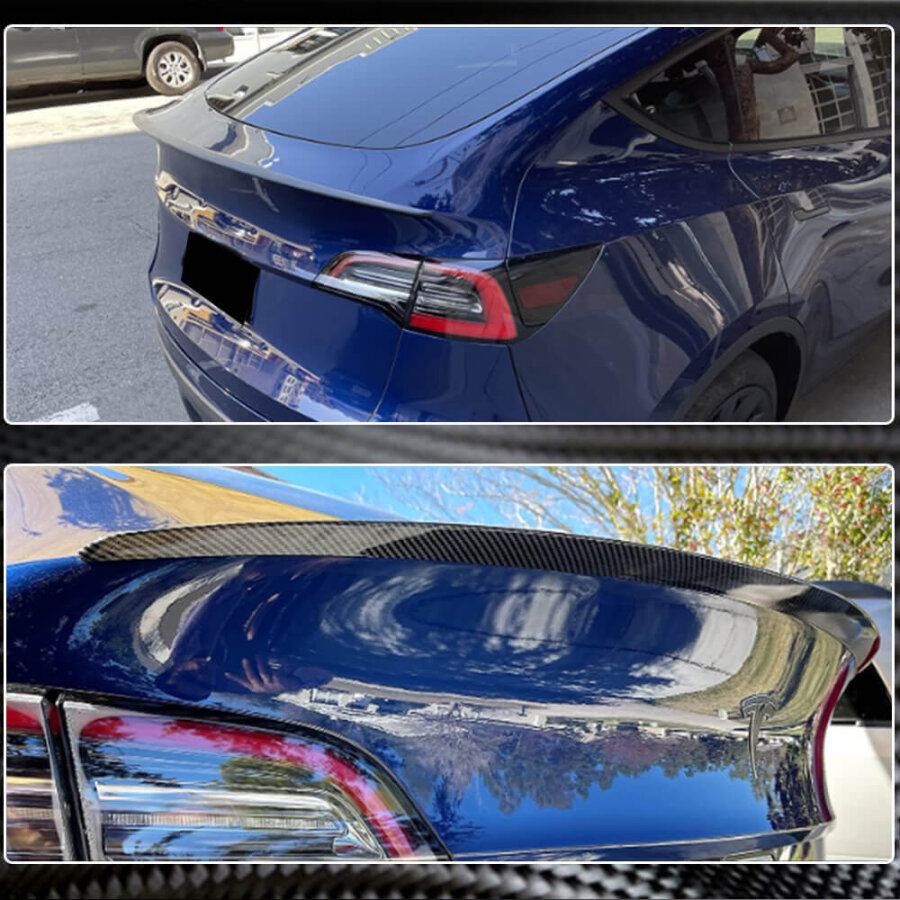Cstar Voll Carbon Heckspoiler Slim für Tesla Model Y