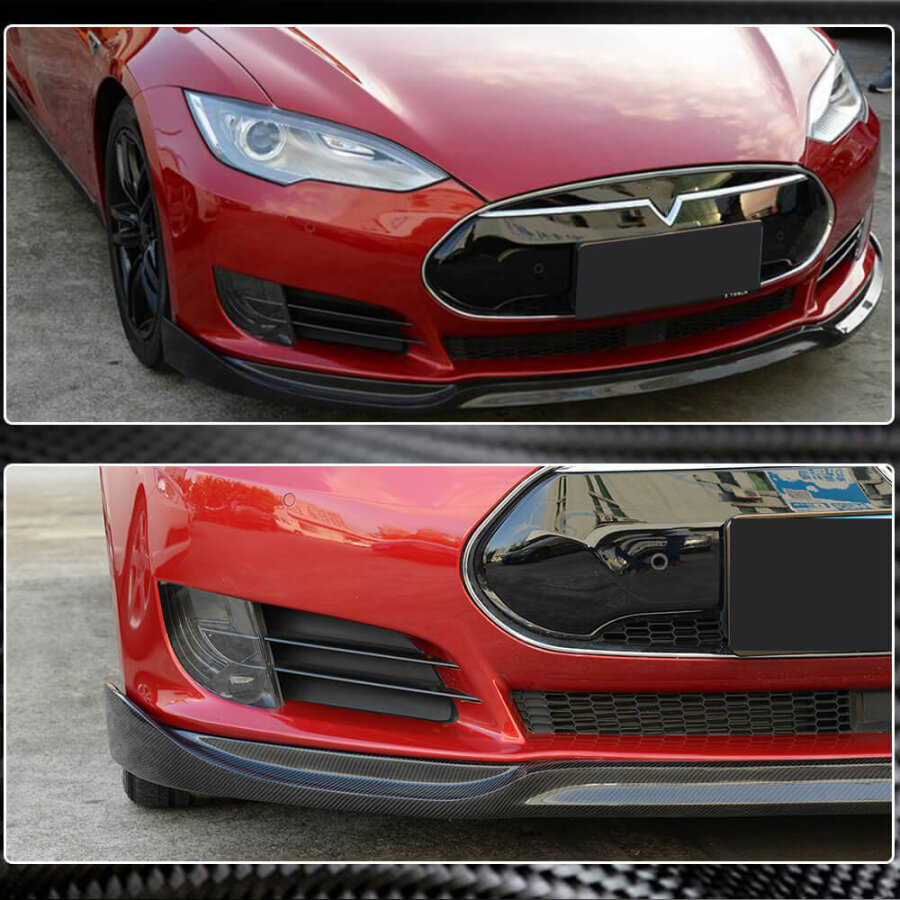 Cstar Carbon Gfk Frontlippe Lippe J für Tesla Model S 12-16