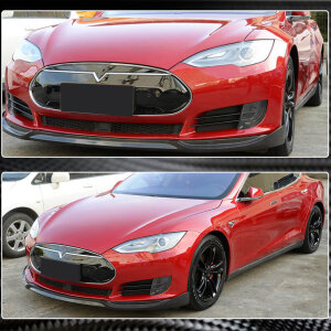 Cstar Carbon Gfk Frontlippe Lippe J für Tesla Model S 12-16