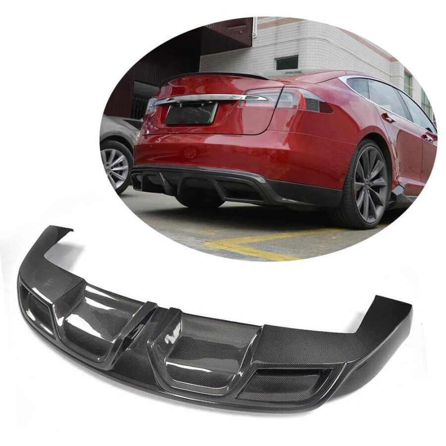 Cstar Carbon Gfk Heckdiffusor J für Tesla Model S 12-16