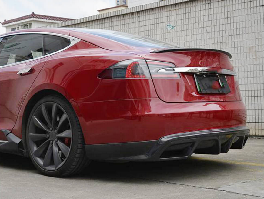 Cstar Carbon Gfk Heckdiffusor J für Tesla Model S 12-16