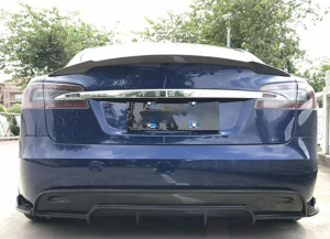 Cstar Carbon Gfk Heckdiffusor RZ für Tesla Model S 12-16