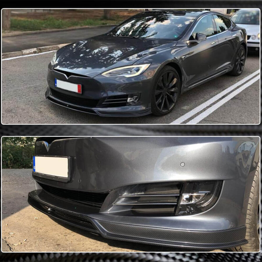 Cstar Carbon Gfk Frontlippe Lippe RZ  für Tesla...