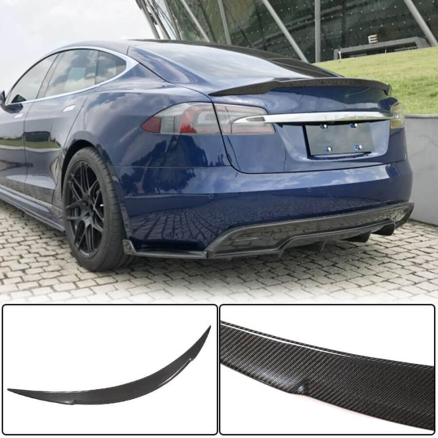 Cstar Carbon Gfk Heckspoiler Spoiler RZ für Tesla...