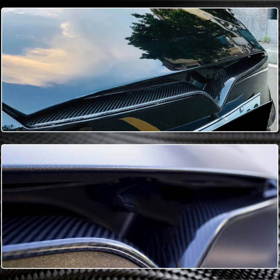 Cstar Carbon Gfk Grill Einsatz vorne RZ für Tesla Model S