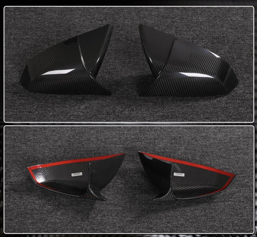 Cstar Dry Carbon Spiegelkappen Sport für Tesla Model...