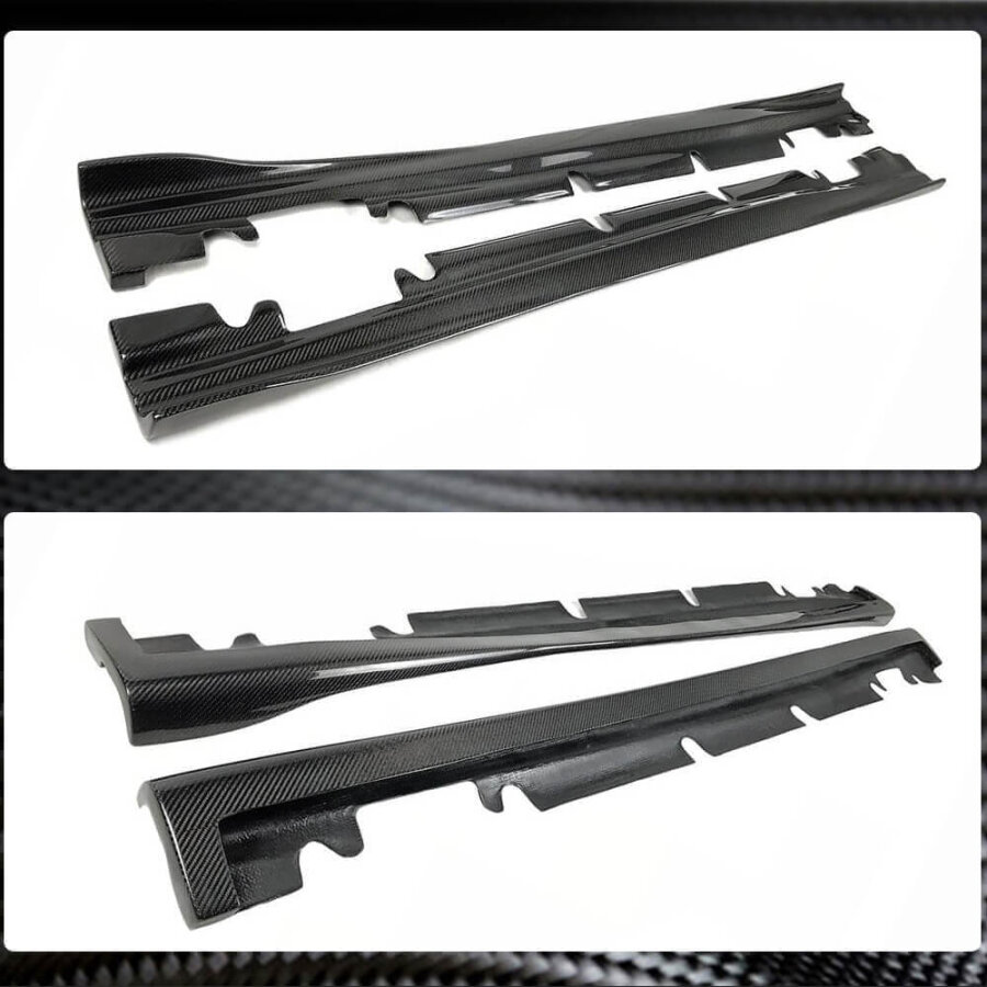 Cstar Carbon Gfk Seitenschweller für Mercedes Benz W176 A W117 CLA A45 CLA45 4 Türer