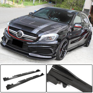 Cstar Carbon Gfk Seitenschweller für Mercedes Benz W176 A W117 CLA A45 CLA45 4 Türer