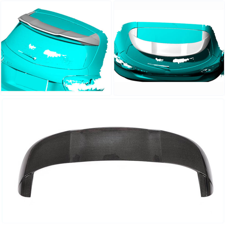 Cstar Carbon Gfk Heckflügel Dachspoiler V3 für...