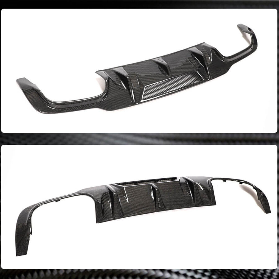Cstar Carbon Gfk Heckdiffusor VRS passend für Mercedes Benz W204 C204 AMG C63 Coupe Limo MOPF