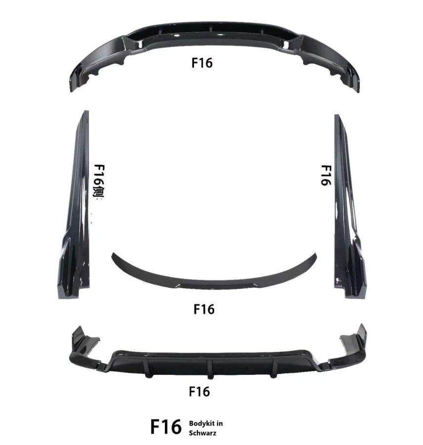 Cstar Bodykit in Schwarz passend für BMW F16