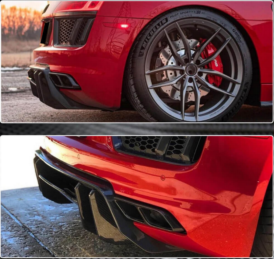 Cstar Heckdiffusor Carbon für Audi R8 V10 4S 2015-2022