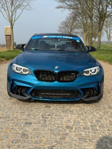 Cstar Carbon Gfk Frontsplitter Einsätze Lüftung passend für BMW M2 F87 Competition