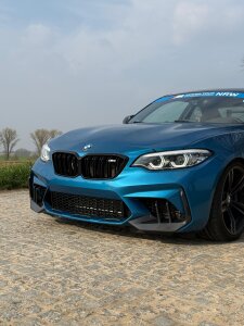 Cstar Carbon Gfk Frontsplitter Einsätze Lüftung passend für BMW M2 F87 Competition