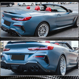 Cstar Voll Carbon Canards hinten passend für BMW 8er G14 G15 G16 M Paket M850i 850i auch xDrive