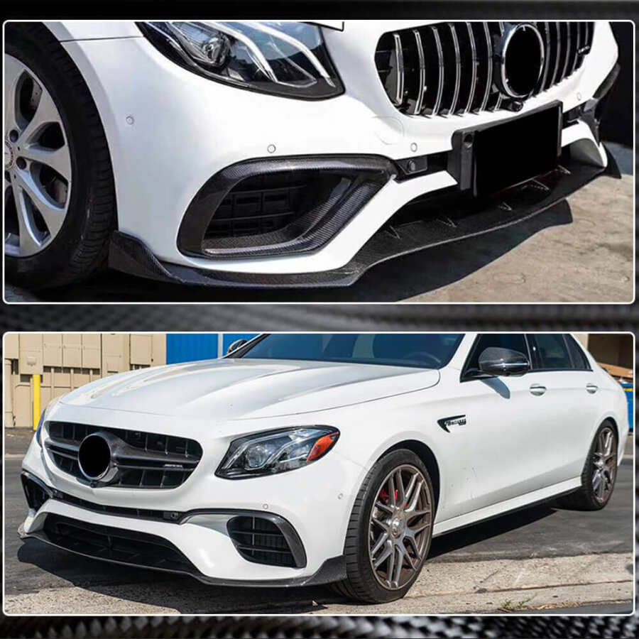 Cstar Carbon Gfk Frontlippe für Mercedes Benz W213 Limo E63s E63 AMG