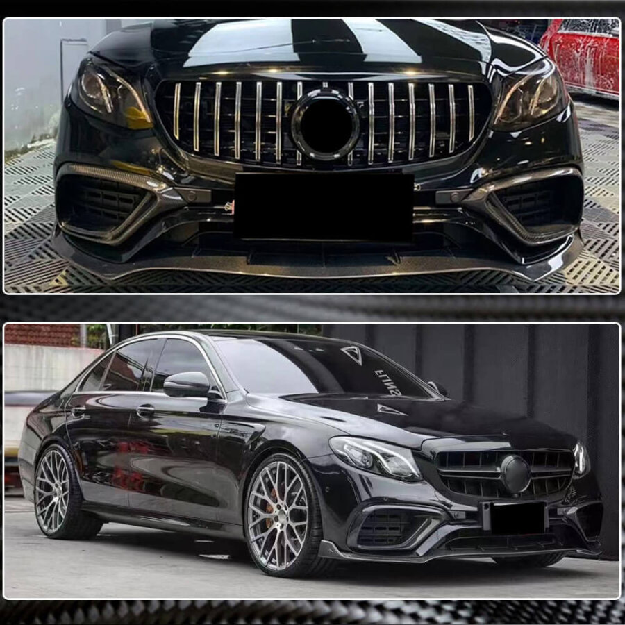Cstar Carbon Gfk Frontlippe für Mercedes Benz W213 Limo E63s E63 AMG