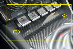 Cstar Carbon Obere Mittelkonsole Leiste Cover für Subaru BRZ Toyota G86 22-24