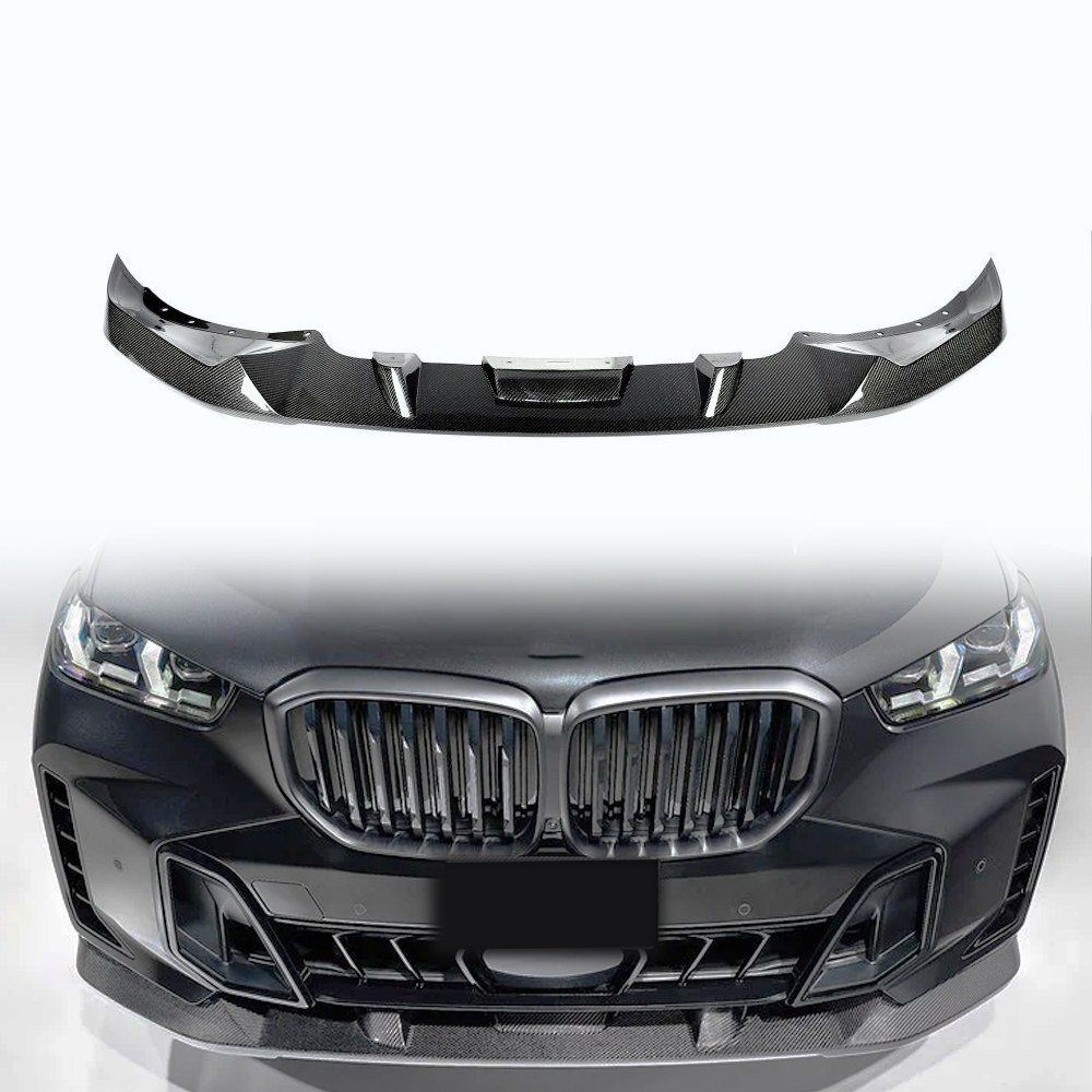 Cstar Carbon Gfk Frontlippe V4 passend für BMW X5 G05 LCI M Paket 2023+