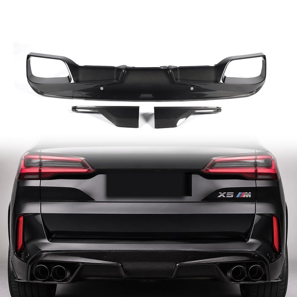 Cstar Voll Carbon Heckdiffusor 4tlg. passend für BMW X5M F95 LCI 2023+