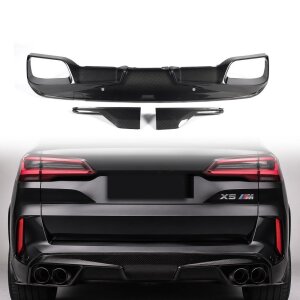 Cstar Voll Carbon Heckdiffusor 4tlg. passend für BMW X5M F95 LCI 2023+