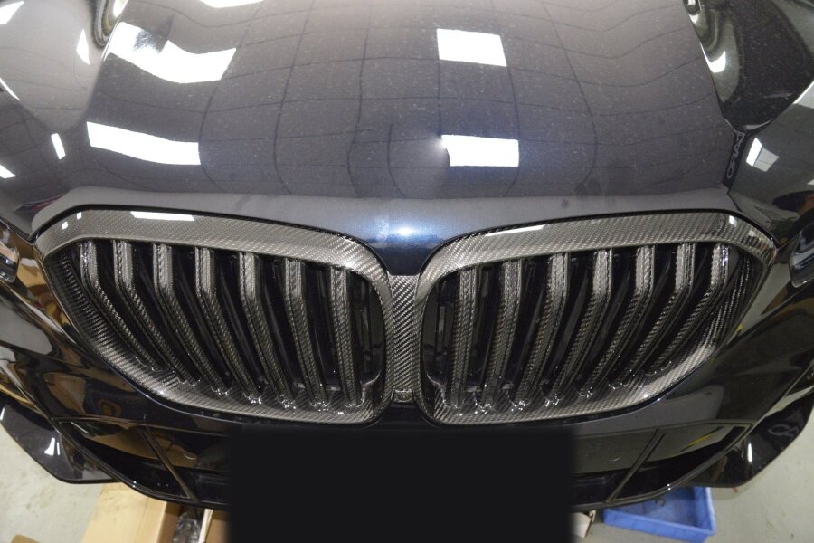 Cstar Voll Carbon Nieren Grill passend für BMW X5...