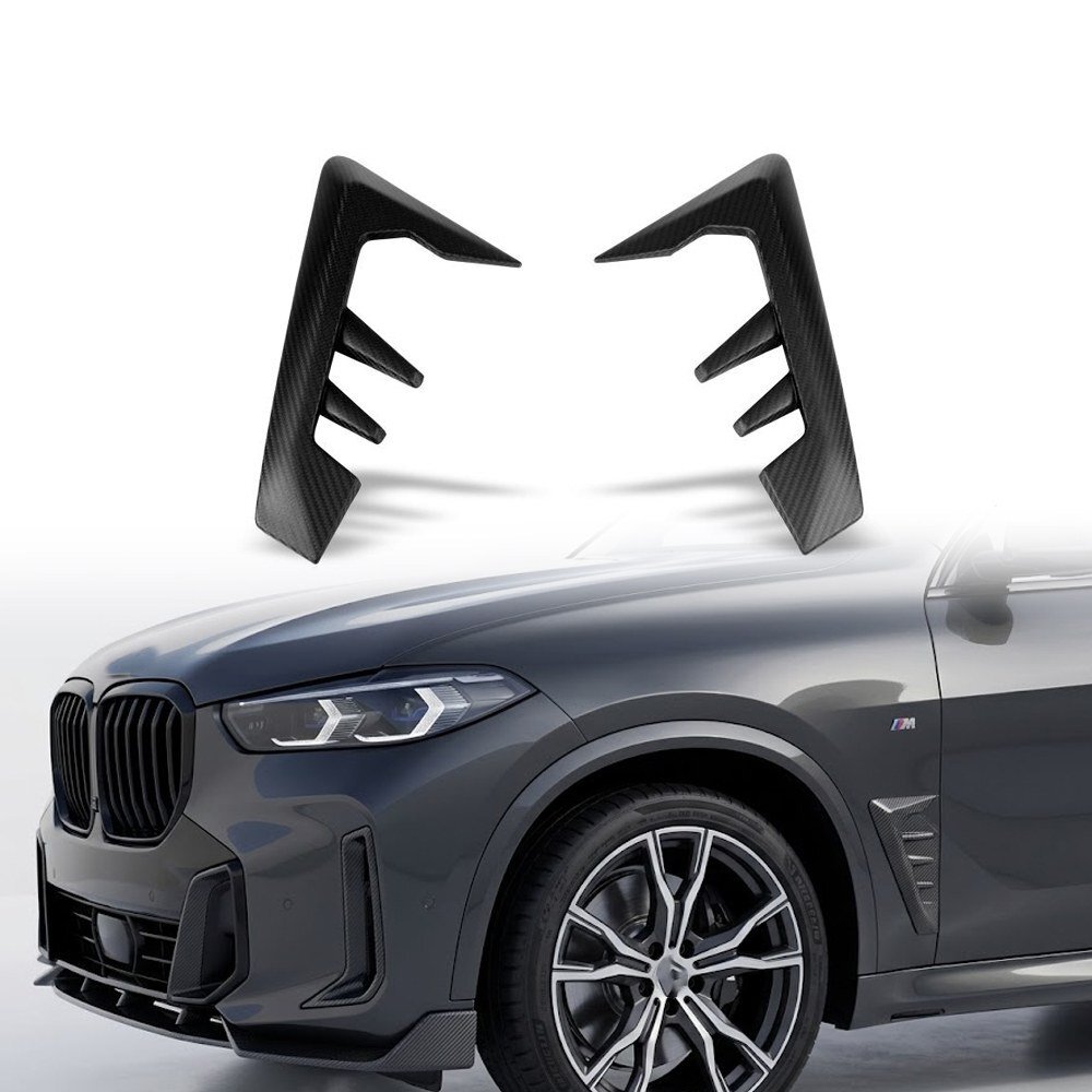 Cstar Voll Carbon Kotflügel Kiemen Abdeckung passend für BMW X5 G05 LCI M Paket 2023+