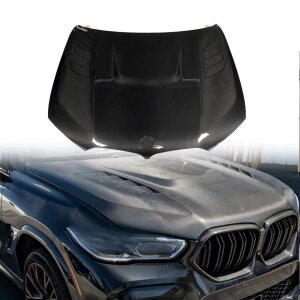 Cstar Voll Carbon Motorhaube V2 Austausch passend für BMW X5 G05 X5M F95 X6 G06 X6M F96