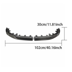 Cstar Carbon Gfk Frontlippe V2 2tlg. passend für BMW G20 G21 LCI M Paket 2023+