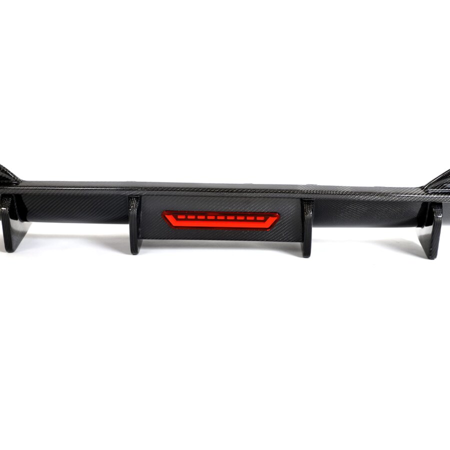 Cstar Carbon Gfk Heckdiffusor LED passend für BMW G20 M Paket 2019-2022 KEIN LCI