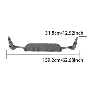 Cstar Carbon Gfk Heckdiffusor V5 passend für BMW G20 LCI M Paket 2023+