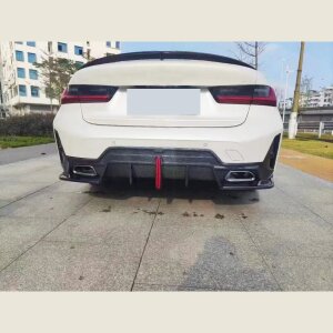 Cstar Carbon Gfk Heckstoßstange Ecken Splitter 2tlg. passend für BMW G20 LCI M Paket 2023+