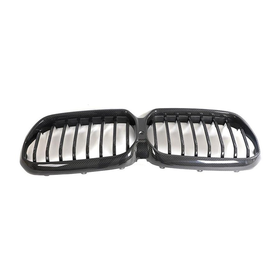 Cstar Voll Carbon Nieren Grill Doppelsteg mit Kamera Aussparung passend für BMW G30 G31 LCI 2021+