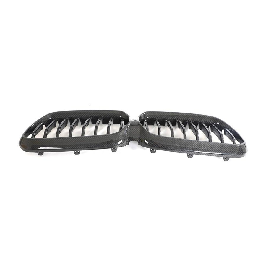 Cstar Voll Carbon Nieren Grill Doppelsteg mit Kamera Aussparung passend für BMW G30 G31 LCI 2021+