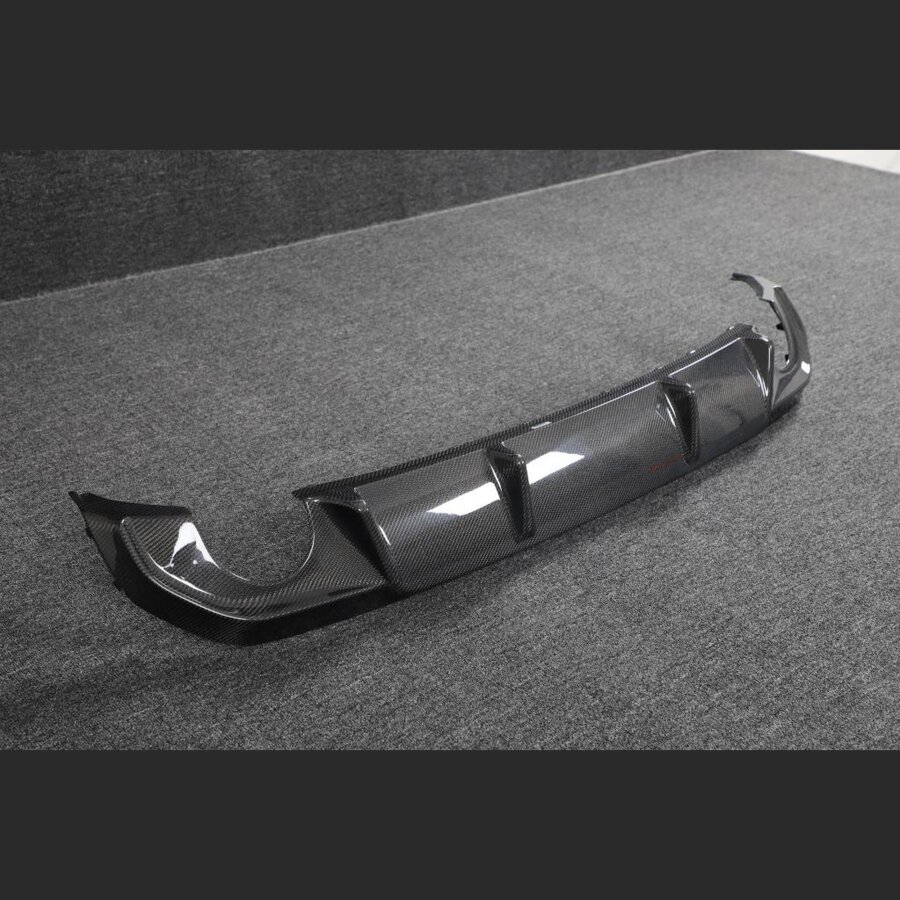 Cstar Carbon Gfk Heckdiffusor V1 Einzelendrohr passend für BMW G26 M Paket 2021+