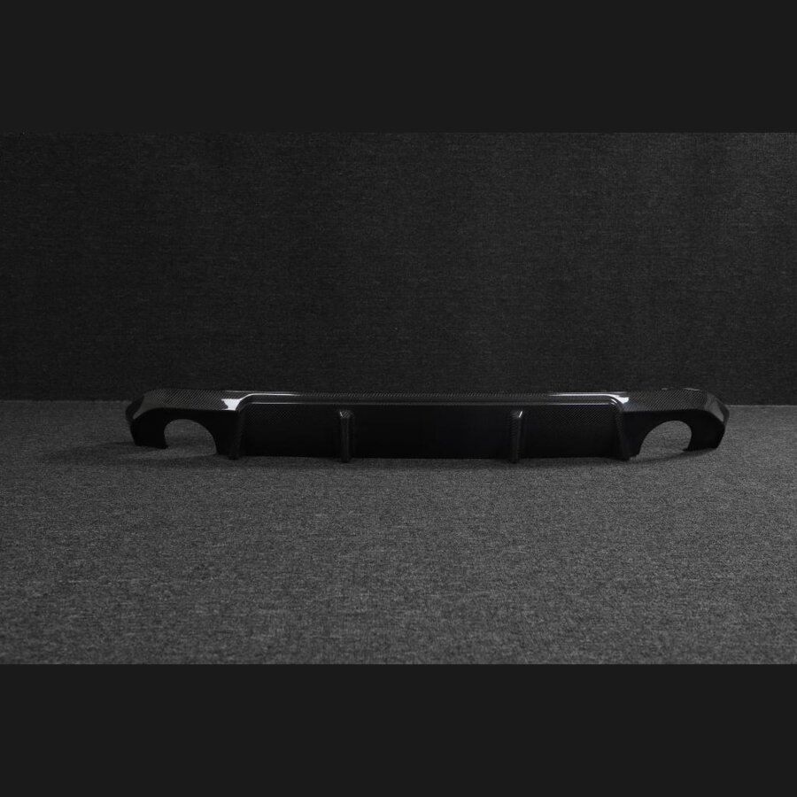 Cstar Carbon Gfk Heckdiffusor V1 Einzelendrohr passend für BMW G26 M Paket 2021+