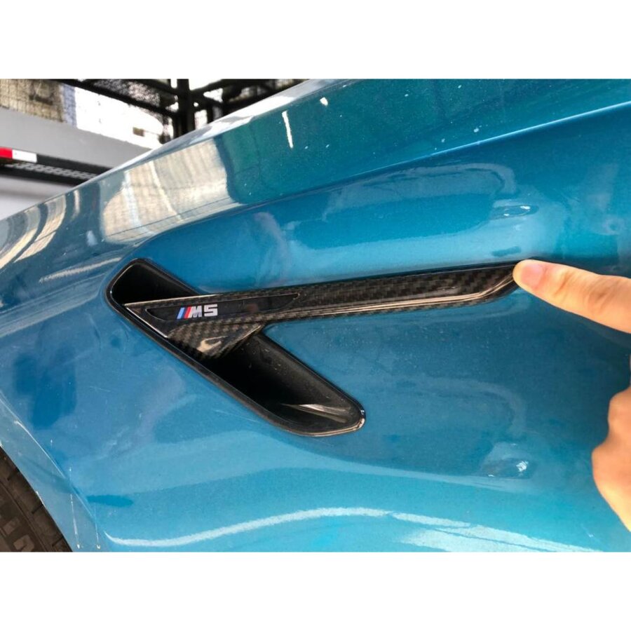Cstar Voll Carbon Kotflügel Kiemen Abdeckung passend für BMW F90 M5