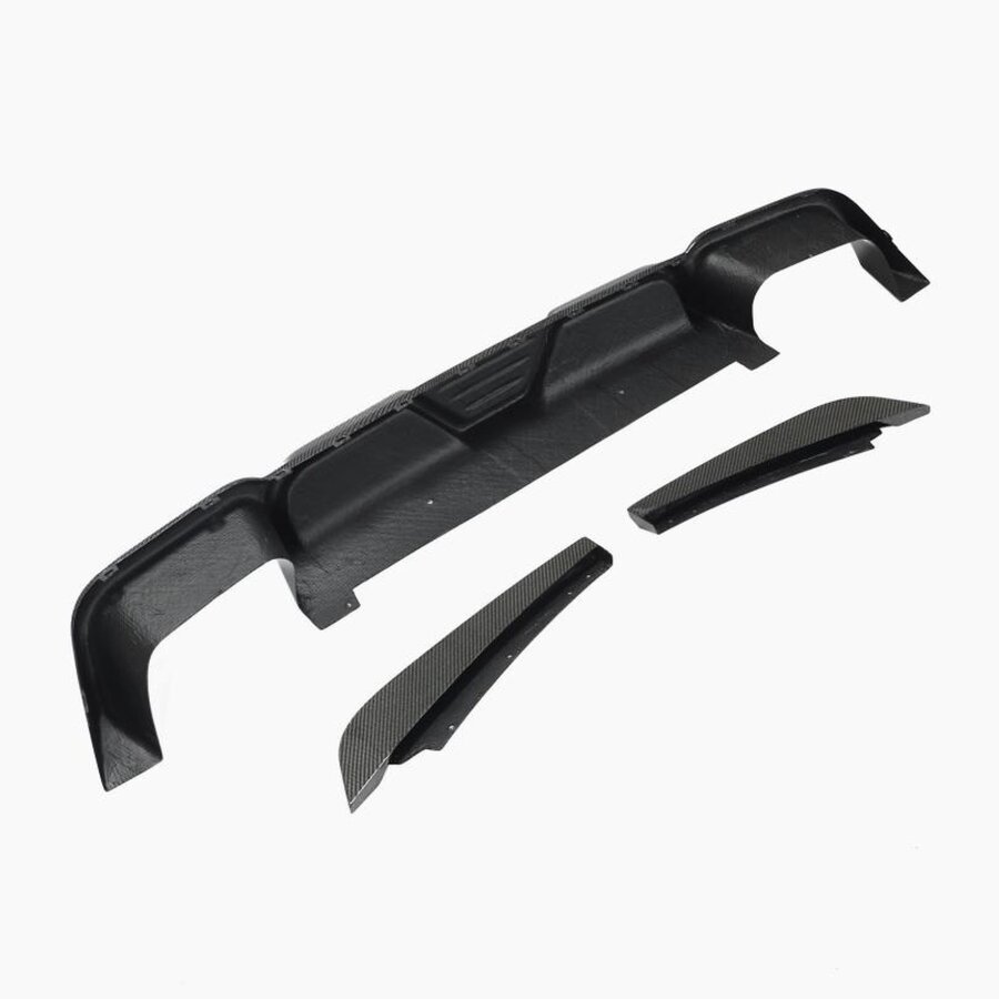 Cstar Carbon Gfk Heckdiffusor V2 3tlg. passend für BMW X3M F97 2019-2021 KEIN LCI