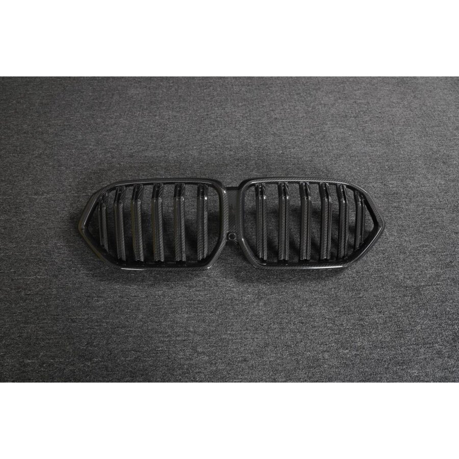 Cstar Voll Carbon Nieren Grill Doppelsteg passend für BMW X6 G06 X6M F96 VOR LCI