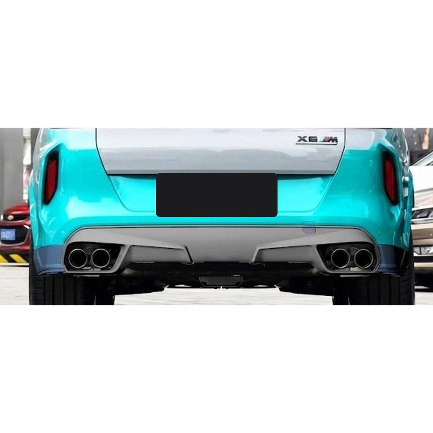 Cstar Voll Carbon Heckdiffusor passend für BMW X6M F96 LCI
