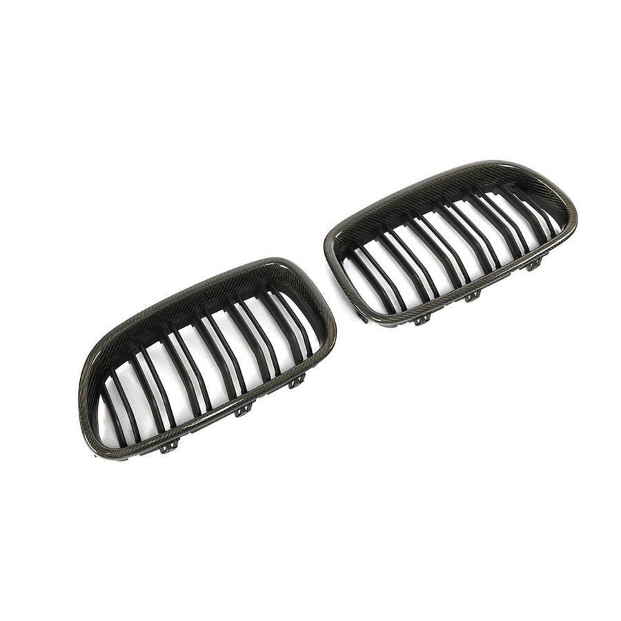 Cstar Carbon ABS Grill Nieren Matt Schwarz Doppelsteg...