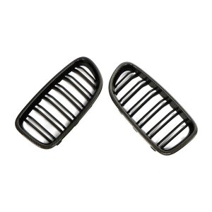 Cstar Carbon ABS Grill Nieren Matt Schwarz Doppelsteg passend für BMW F10 F11 + M5