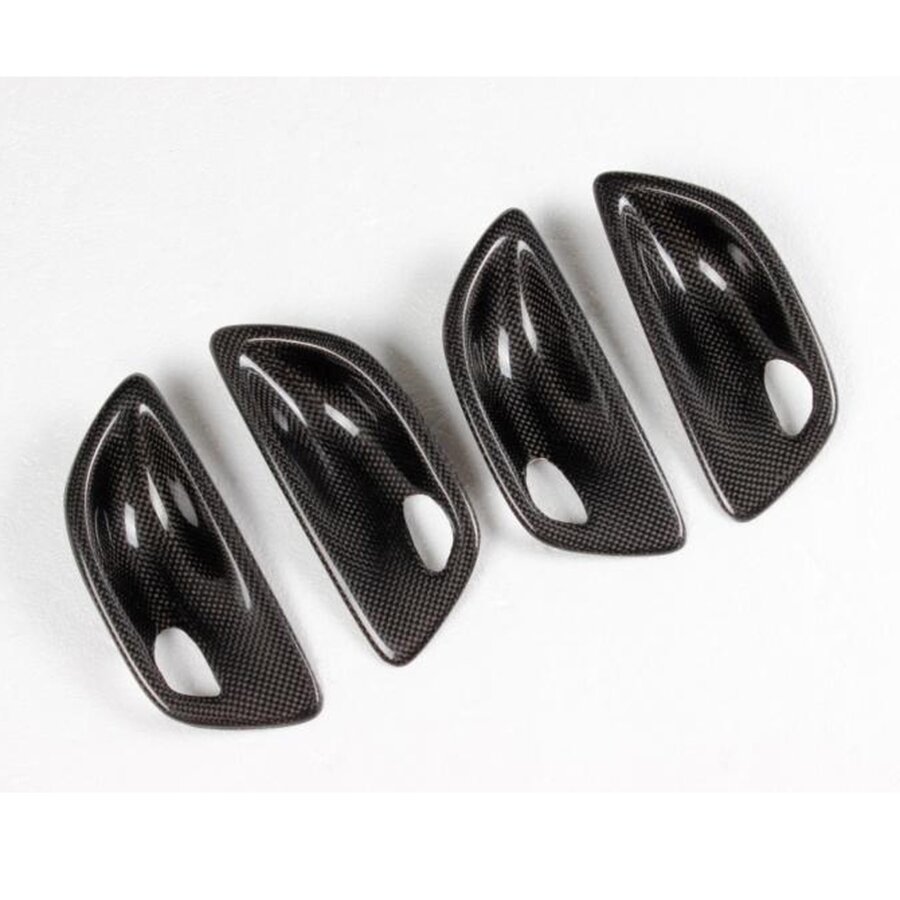 Cstar Carbon Türgriffmulden Abdeckung innen 4tlg. (Aufkleben) passend für BMW F10 F11 + M5