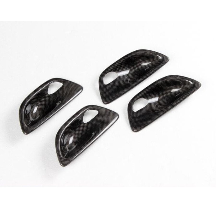 Cstar Carbon Türgriffmulden Abdeckung innen 4tlg. (Aufkleben) passend für BMW F10 F11 + M5
