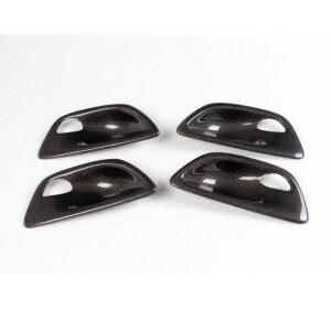 Cstar Carbon Türgriffmulden Abdeckung innen 4tlg. (Aufkleben) passend für BMW F10 F11 + M5